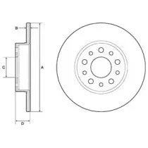 Тормозной диск DELPHI купить
