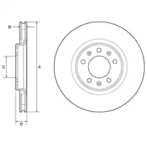 Тормозной диск DELPHI купить