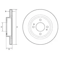 Тормозной диск DELPHI купить