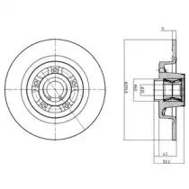Тормозной диск DELPHI купить