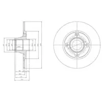 Тормозной диск DELPHI купить