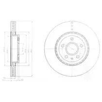 Тормозной диск DELPHI купить
