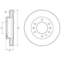 Тормозной диск DELPHI купить