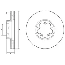 Тормозной диск DELPHI купить