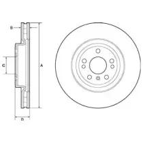 Тормозной диск DELPHI купить