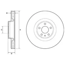 Тормозной диск DELPHI купить