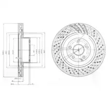 Тормозной диск DELPHI купить