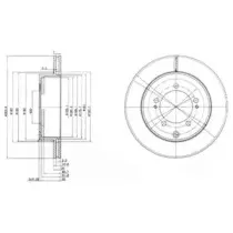 Тормозной диск DELPHI купить