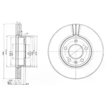 Тормозной диск DELPHI купить