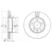 Тормозной диск DELPHI купить