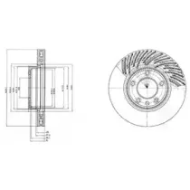 Тормозной диск DELPHI купить