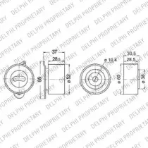 Комплект ремня ГРМ DELPHI купить
