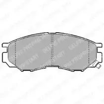 Комплект тормозных колодок, дисковый тормоз DELPHI купить