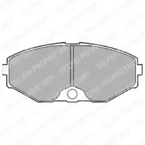 Комплект тормозных колодок, дисковый тормоз DELPHI купить