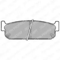 Комплект тормозных колодок, дисковый тормоз DELPHI купить