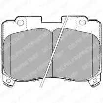 Комплект тормозных колодок, дисковый тормоз DELPHI купить