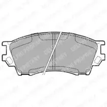 Комплект тормозных колодок, дисковый тормоз DELPHI купить