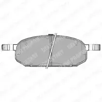 Комплект тормозных колодок, дисковый тормоз DELPHI купить