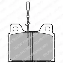 Комплект тормозных колодок, дисковый тормоз DELPHI купить