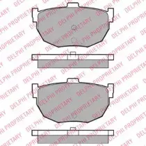 Комплект тормозных колодок, дисковый тормоз DELPHI купить