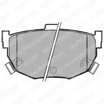 Комплект тормозных колодок, дисковый тормоз DELPHI купить