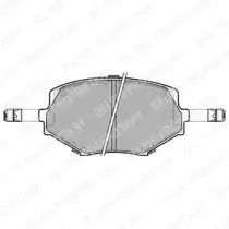 Комплект тормозных колодок, дисковый тормоз DELPHI купить
