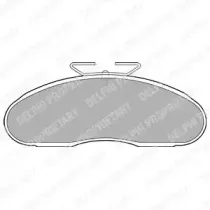 Комплект тормозных колодок, дисковый тормоз DELPHI купить