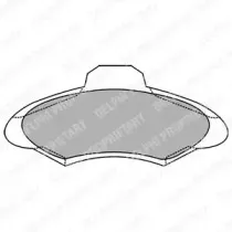 Комплект тормозных колодок, дисковый тормоз DELPHI купить