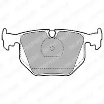 Комплект тормозных колодок, дисковый тормоз DELPHI купить