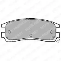 Комплект тормозных колодок, дисковый тормоз DELPHI купить