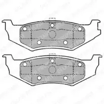 Комплект тормозных колодок, дисковый тормоз DELPHI купить