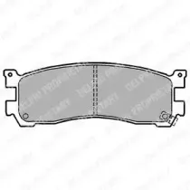 Комплект тормозных колодок, дисковый тормоз DELPHI купить