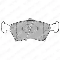 Комплект тормозных колодок, дисковый тормоз DELPHI купить