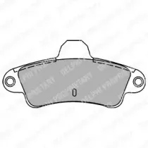 Комплект тормозных колодок, дисковый тормоз DELPHI купить
