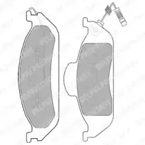 Комплект тормозных колодок, дисковый тормоз DELPHI купить