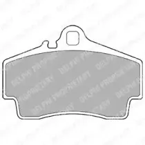 Комплект тормозных колодок, дисковый тормоз DELPHI купить