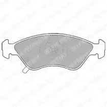 Комплект тормозных колодок, дисковый тормоз DELPHI купить