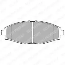 Комплект тормозных колодок, дисковый тормоз DELPHI купить