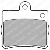 Комплект тормозных колодок, дисковый тормоз DELPHI купить