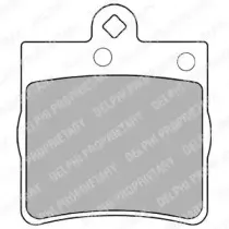 Комплект тормозных колодок, дисковый тормоз DELPHI купить