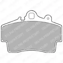 Комплект тормозных колодок, дисковый тормоз DELPHI купить