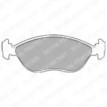 Комплект тормозных колодок, дисковый тормоз DELPHI купить