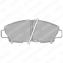 Комплект тормозных колодок, дисковый тормоз DELPHI купить