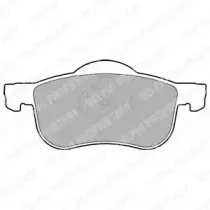 Комплект тормозных колодок, дисковый тормоз DELPHI купить