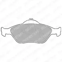 Комплект тормозных колодок, дисковый тормоз DELPHI купить