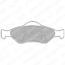 Комплект тормозных колодок, дисковый тормоз DELPHI купить