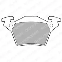 Комплект тормозных колодок, дисковый тормоз DELPHI купить