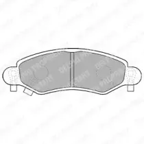 Комплект тормозных колодок, дисковый тормоз DELPHI купить