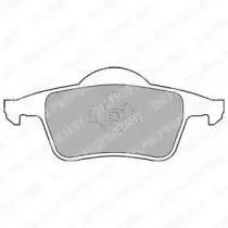 Комплект тормозных колодок, дисковый тормоз DELPHI купить