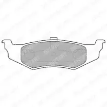 Комплект тормозных колодок, дисковый тормоз DELPHI купить